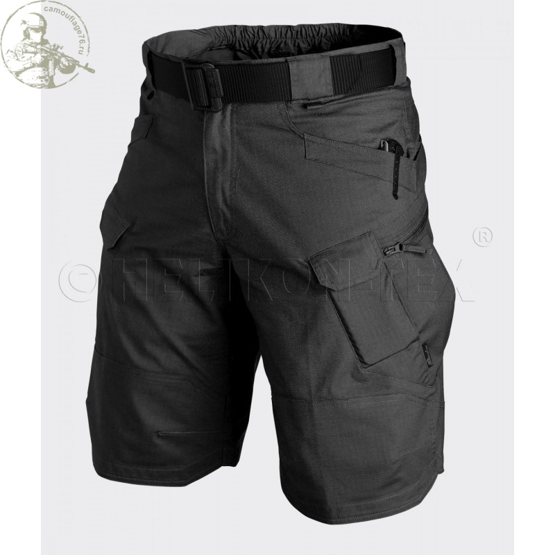 Шорты Helikon UTL Urban Black size S тактическая Камуфляж76