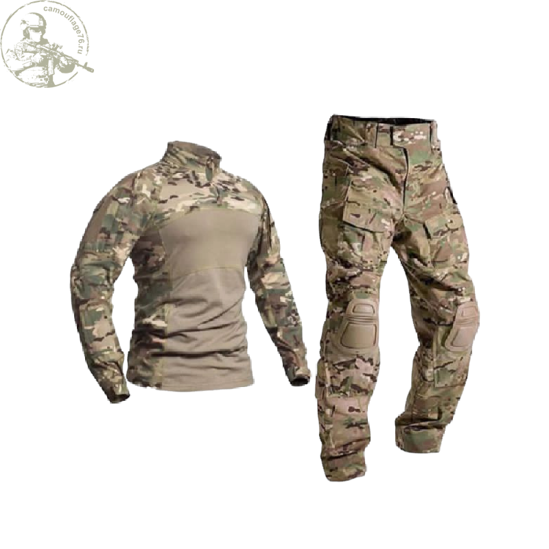 Костюм тактический Combat Set Multicam тактическая Камуфляж76