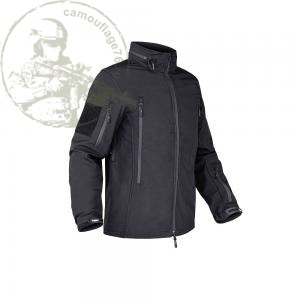 Куртка Sturmer Gunfighter Soft Shell Jacket Black тактическая Камуфляж76