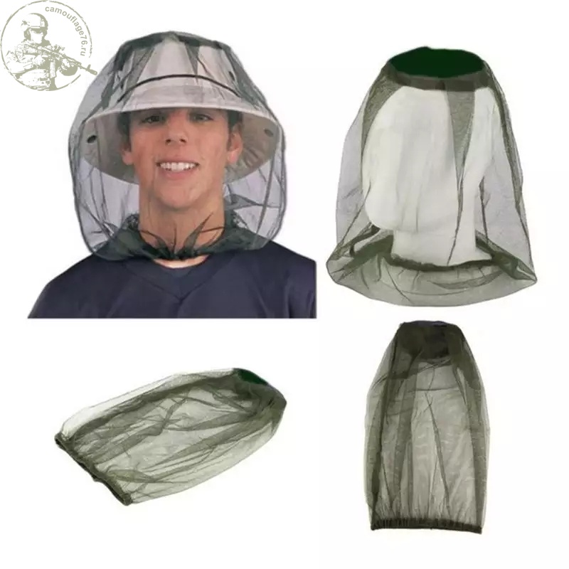 Москитная сетка Mosquito Head Net тактическая Камуфляж76