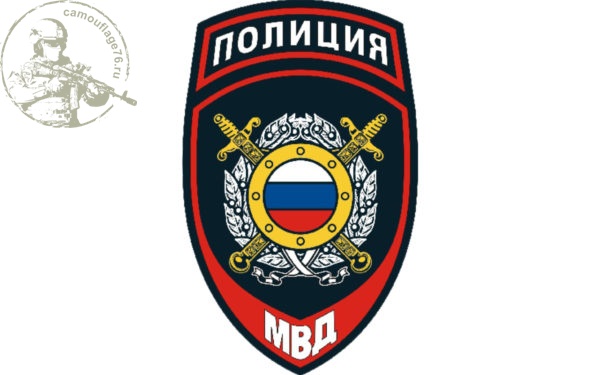 Герб на форме полиции нового образца